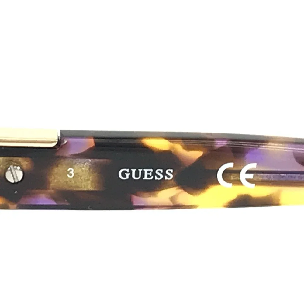 Guess Eyeglasses Frames GU2848 083 Purple Brown Yellow Tortoise 54-15-140